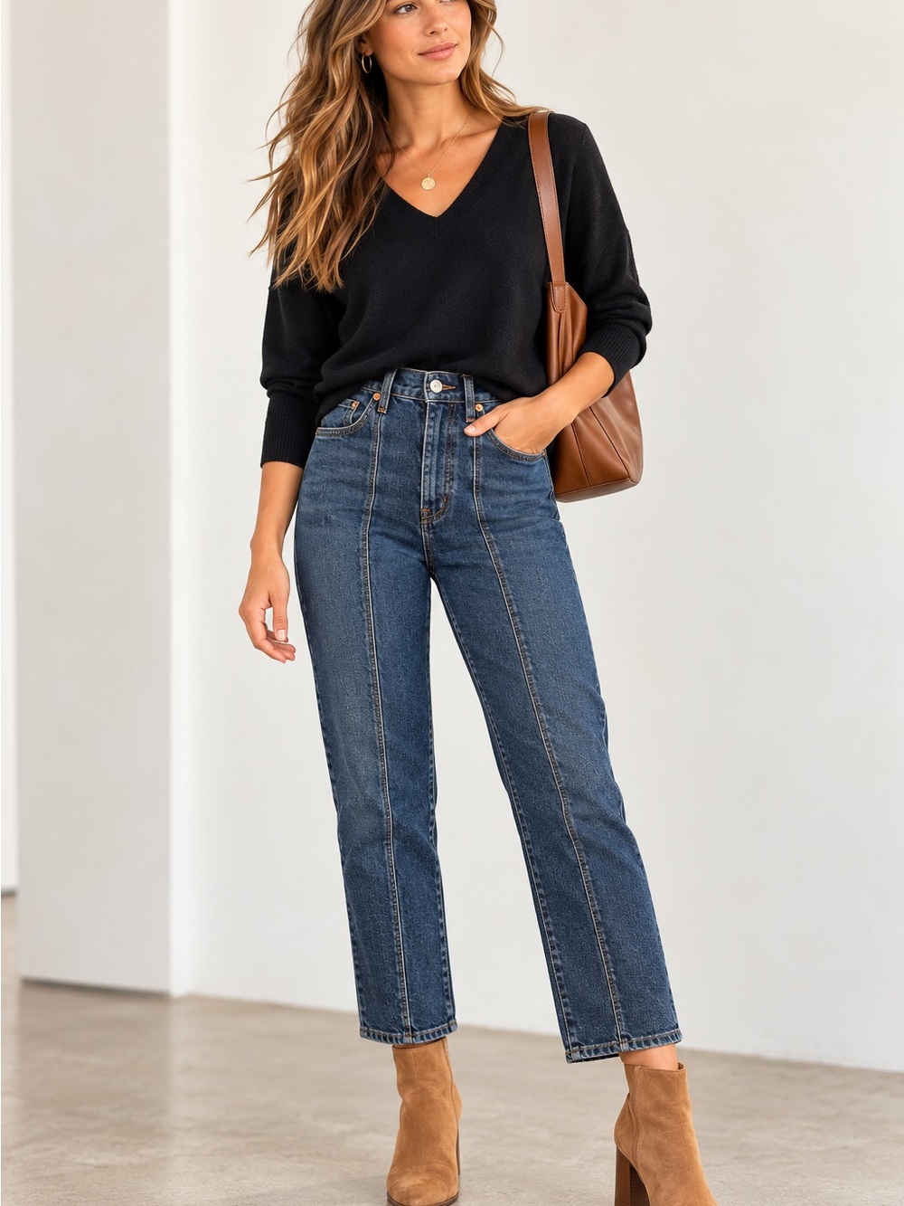 Levi’s Ribcage Straight Ankle High Rise Jeans Dark Wash W24 L27